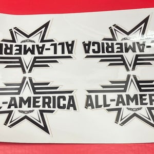Cascade All America Lacrosse Helmet Decals