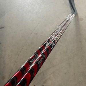 NCAA New Senior CCM Left Hand P28 80 Flex Pro Stock JetSpeed FT5 Pro Hockey Stick