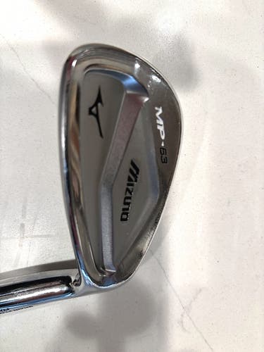 Used Men's Mizuno MP 63 Right Handed Iron Set Stiff Flex 8 Pieces Steel Shaft