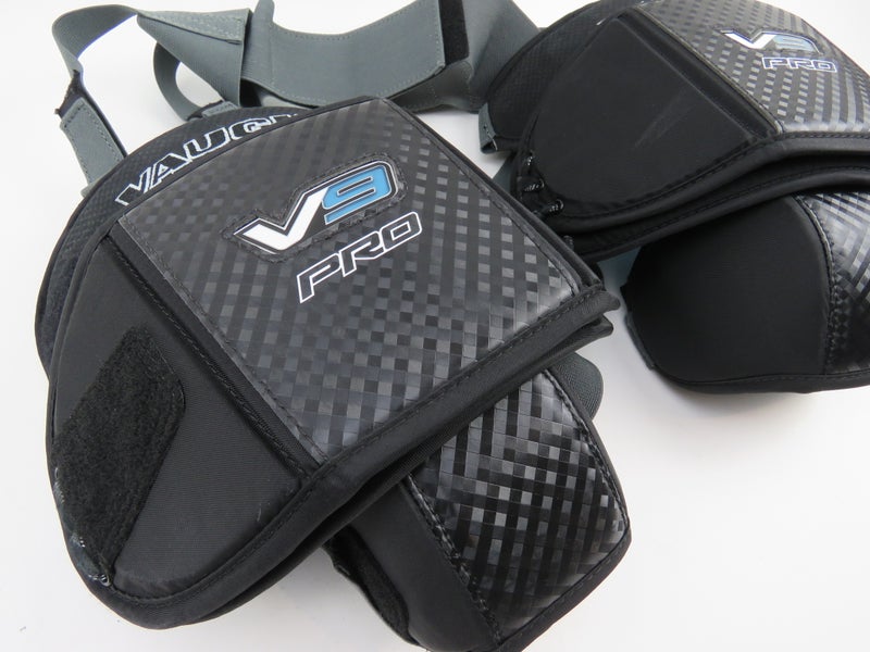 Vaughn V9 Pro NHL Pro Stock Hockey Goalie Knee Pads Protective Size