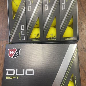 2 Dozen Wilson Duo 2.5 Yellow Golf Balls