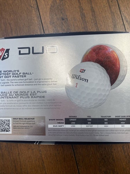 2 Dozen Wilson Duo 2.5 White Golf Balls
