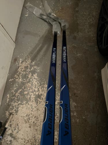 New 3 Pack 3x 77 Flex Left Handed P28 Blue Hyperlite 2 Hockey Sticks