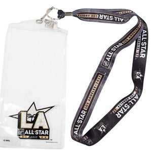 Nhl Los Angeles LA All-star Hockey Game - Lanyard Ticket Holder Pin 2017