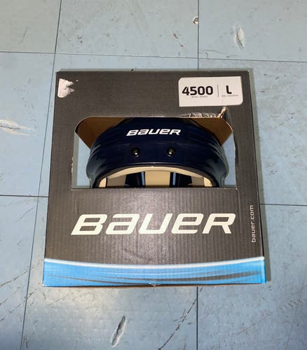 New Bauer 4500 Helmet Navy Size Large