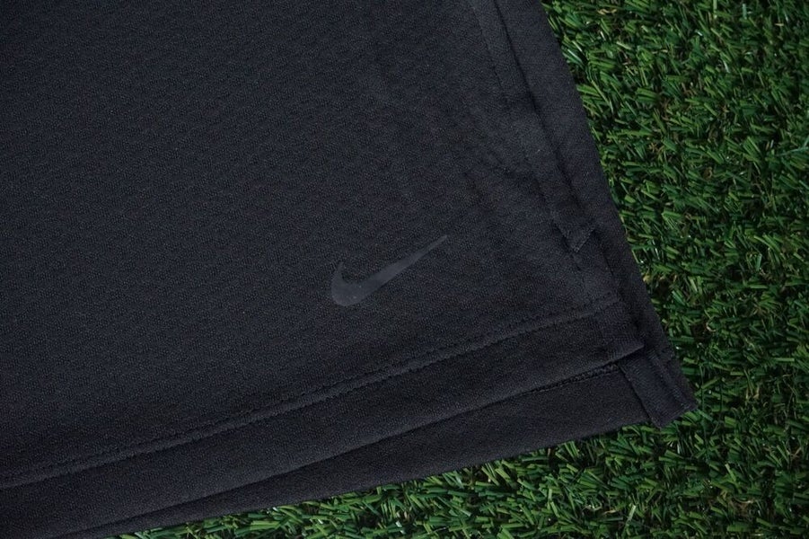 WOMENS MEDIUM TALL NIKE DRI-FIT FAIRWAY BLADE 1/2 ZIP GOLF POLO BLACK, NWT
