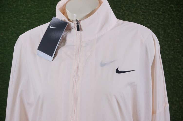 WOMEN’S MEDIUM NIKE REPEL ACE 1/2 ZIP LONG SLEEVE GOLF JACKET GUAVA, NWT