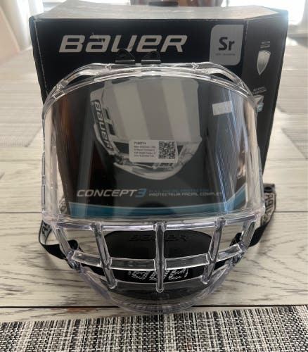 Used Bauer Shield Concept 3 Full Shield - No Scratches