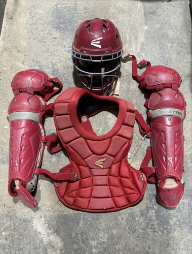 Used Youth Easton M7 Catcher's Set Ages 9-12