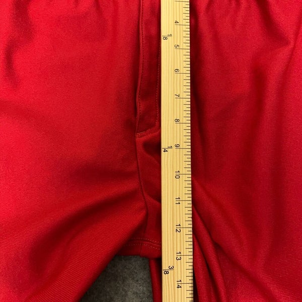 Adidas Mens Baseball Pants 34 +4 Tall Red White Black Stripe Softball Sports