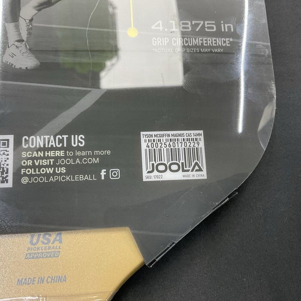 NEW. Joola Tyson McGuffin Mangus CAS 14mm Pickleball Paddle