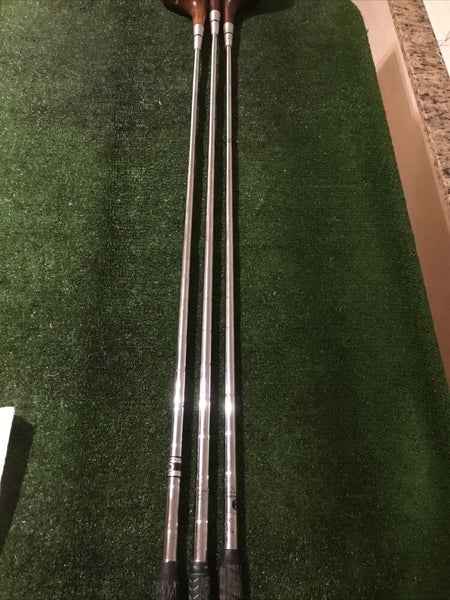 Kenneth Smith Vintage Kansas City Driver 4-5 Woods Set Steel Shafts