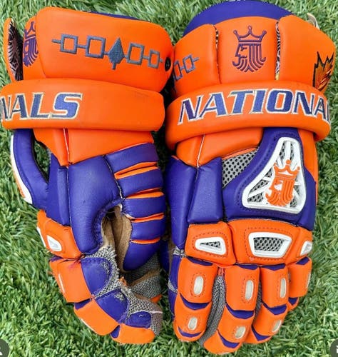 *GAME WORN* Hamilton Nationals MLL Brine King IV Gloves