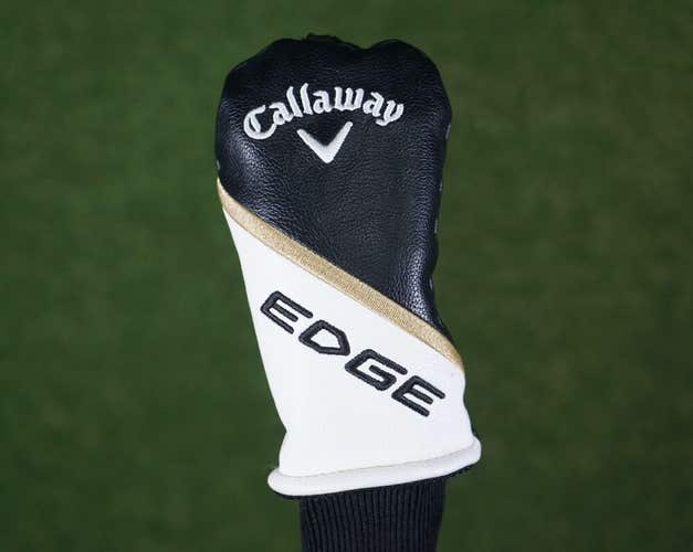 CALLAWAY EDGE HYBRID HEADCOVER, RESCUE BLACK / WHITE / GOLD ~ L@@K!!