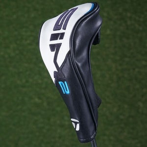 TAYLORMADE SIM 2 HYBRID HEADCOVER, RESCUE CHANGEABLE #'S 3,4,5,6,7,9,X BLACK