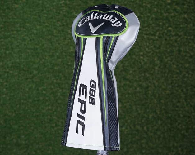 CALLAWAY EPIC GBB DRIVER HEADCOVER, GREEN / WHITE / GREY ~ L@@K!!