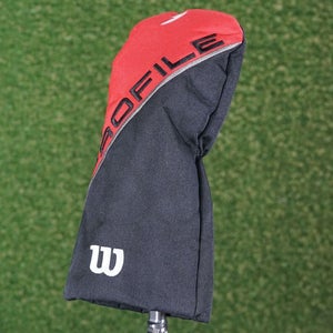 WILSON PROFILE DRIVER HEADCOVER, BLACK / RED ~ L@@K!!