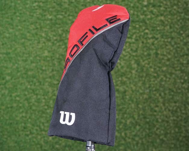 WILSON PROFILE DRIVER HEADCOVER, BLACK / RED ~ L@@K!!