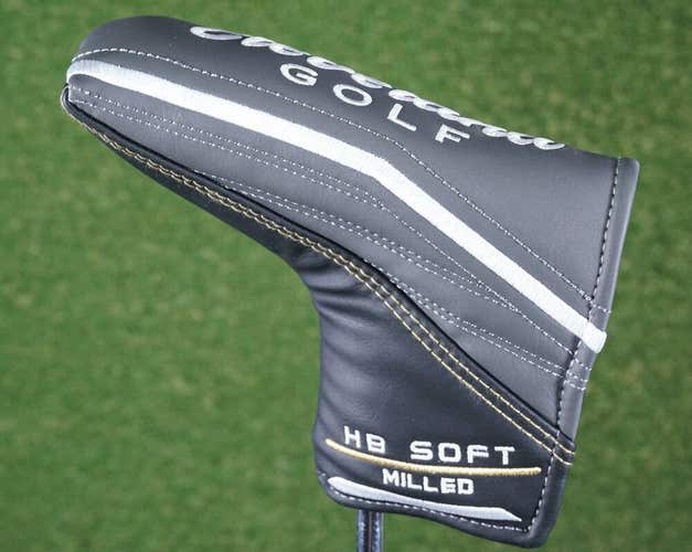 CLEVELAND HB SOFT MILLED BLADE PUTTER HEAD COVER, BLACK / GREY ~ L@@K!!