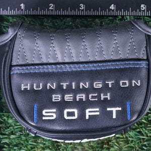 CLEVELAND HUNTINGTON BEACH SOFT MALLET PUTTER HEADCOVER, BLACK / GREY ~ L@@K!!