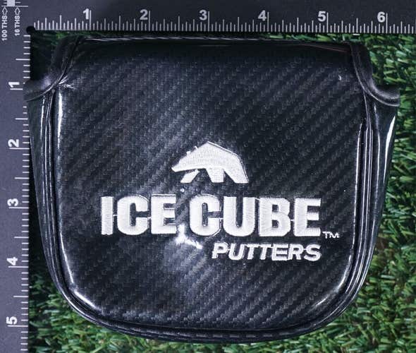 ICE CUBE PUTTERS MALLET PUTTER HEADCOVER, BLACK ~ L@@K!!