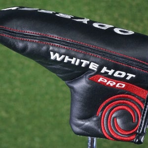 ODYSSEY WHITE HOT PRO BLADE PUTTER HEAD COVER, BLACK / WHITE / RED ~ L@@K!!
