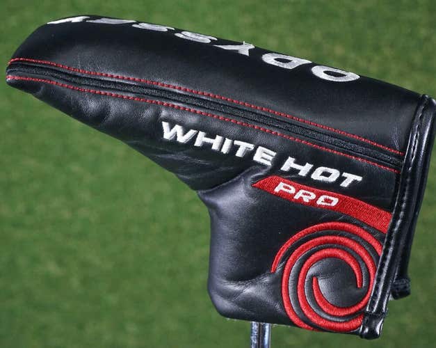 ODYSSEY WHITE HOT PRO BLADE PUTTER HEAD COVER, BLACK / WHITE / RED ~ L@@K!!