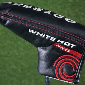 ODYSSEY WHITE HOT PRO BLADE PUTTER HEAD COVER, BLACK / WHITE / RED ~ L@@K!!