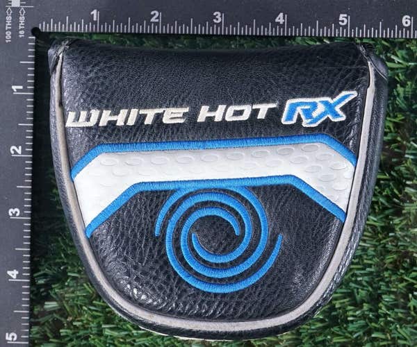 ODYSSEY WHITE HOT RX MALLET PUTTER HEADCOVER, BLACK / GREY / BLUE ~ L@@K!!