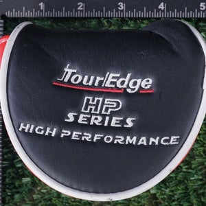 TOUR EDGE HP SERIES HIGH PERFORMACE MALLET PUTTER HEADCOVER, BLACK / RED ~ L@@K!