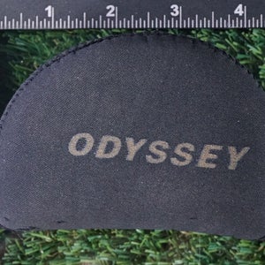 ODYSSEY MALLET PUTTER HEADCOVER VINTAGE NEOPRENE, BLACK ~ L@@K!!
