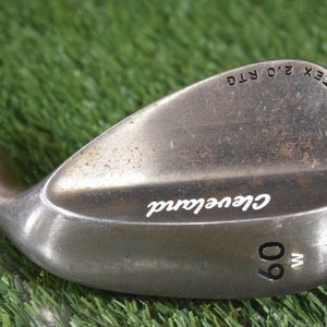 CLEVELAND ROTEX 2.0 RTG 60 LOB WEDGE TRUE TEMPER WEDGE FLEX STEEL SHAFT ~ L@@K!!