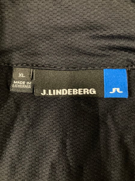 Used Black Men's XL J.Lindeberg Quarter Zip