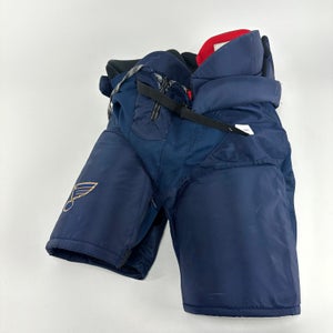 Used Navy Bauer Vapor Pro Pants | STL Blues | Senior Large | L583