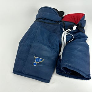 Used Navy CCM HP45 Pants | STL Blues | Senior Large | BOLDUC #76 - L576