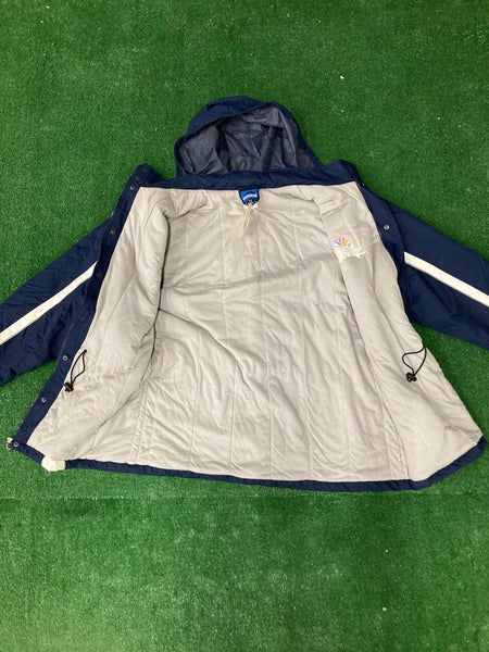 Used Navy Blue Men's Large Adidas NBC SPORTS Jacket