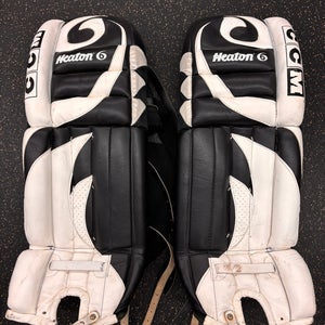 Used  CCM  Goalie Leg Pads