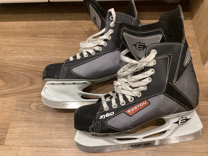 Used Senior Easton Synergy 60 Hockey Skates 8