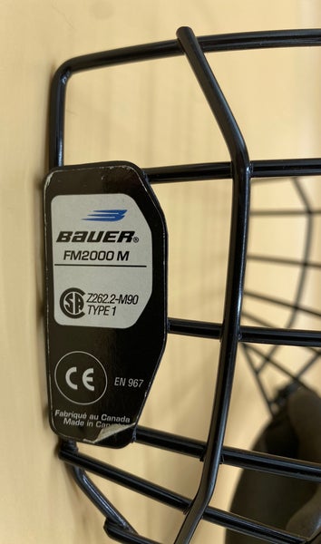 Bauer FM2000 M Cage - Senior M Black