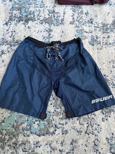 Blue Used Large Bauer Pant Shell