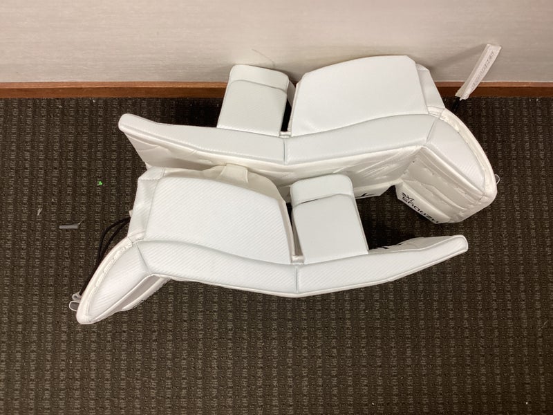 New 29" plus 2 True HZRDUS 7X4 Goalie Leg Pads-White