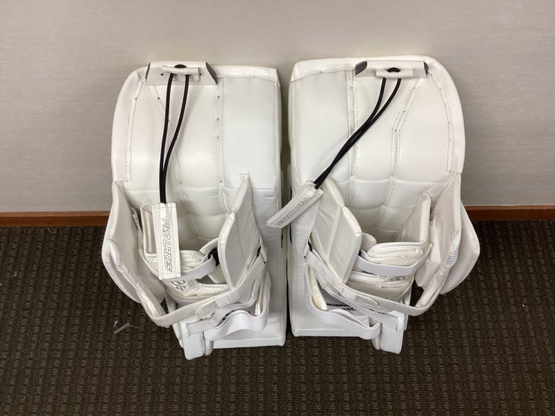 New 29" plus 2 True HZRDUS 7X4 Goalie Leg Pads-White