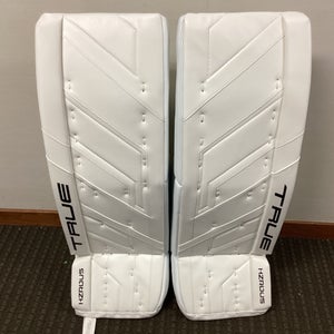 New 34" plus 2 True HZRDUS 7X4 Goalie Leg Pads- White