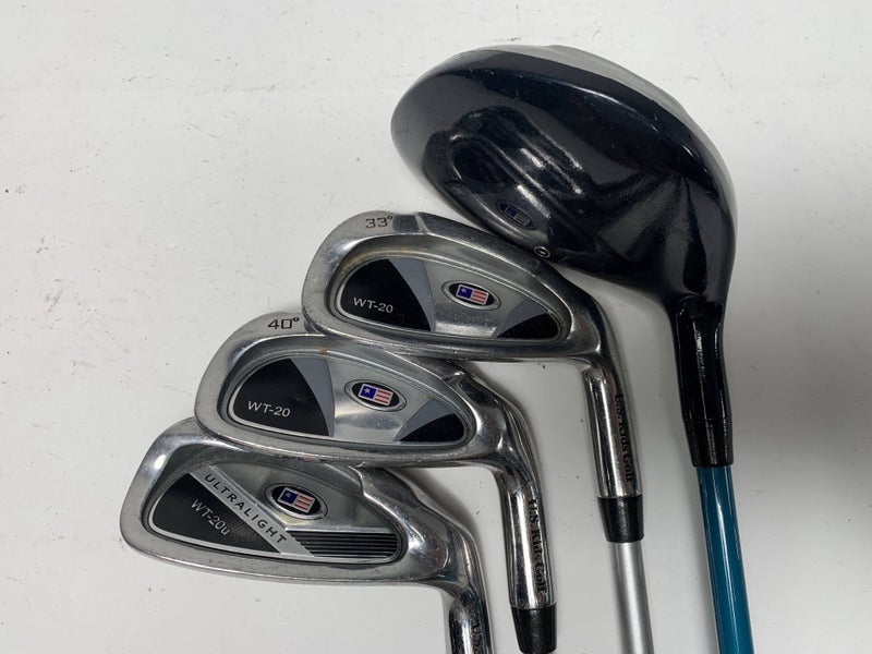 U.S. Kids Ultralight 48'' Club Set 3W 6&8 PW Ultralight 48" Graphite Junior RH
