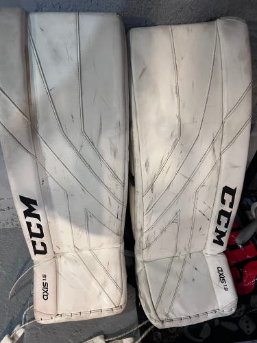 Used 2020 CCM Axis 1.5 Goalie Leg Pads