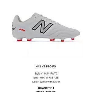 New Balance 442 v2 Pro FG Men’s 9