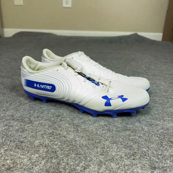 Lot of 2 Mens Under Armour football cleats