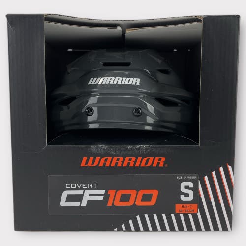 Pro Stock New Small Warrior Covert CF 100 Black Helmet