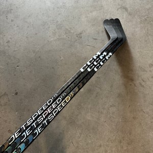 3 Pack NCAA 80 Flex New Senior CCM Left Hand P28 Pro Stock JetSpeed FT5 Pro Hockey Stick