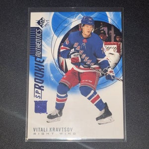 Vitali Kravtsov NY Rangers 2020-21 NHL SP Rookie Authentics Blue Base RC #137